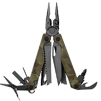 Мультитул Leatherman CHARGE PLUS CAMO FOREST + синтетический чехол (832710)