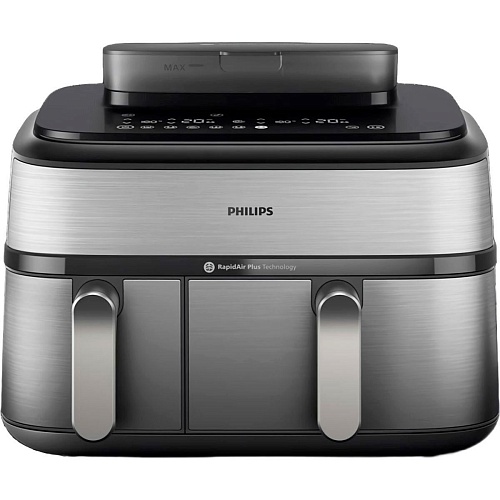 Мультипіч Philips Dual Basket Airfryer 5000 Series NA555/00 Вітрина - придбати в Дніпрі, Україні: ціна, характеристики | інтернет-магазин TOUCH
