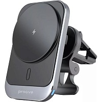 Автодержатель с беспроводной зарядкой Proove Square Magnetic Pro 15W (WHSP15010004)