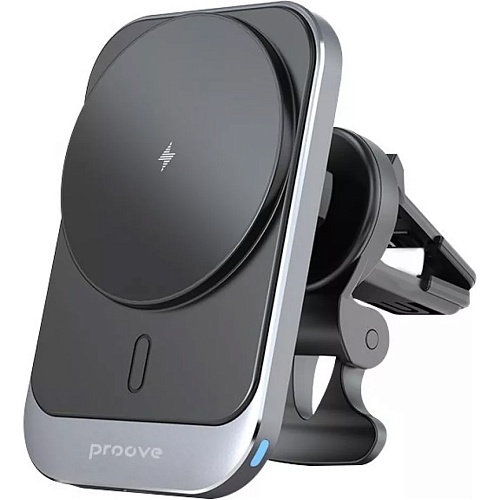 Автодержатель с беспроводной зарядкой Proove Square Magnetic Pro 15W (WHSP15010004)