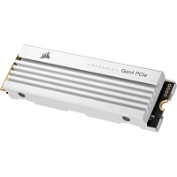 SSD накопитель Corsair MP600 Pro LPX 1TB with Heatsink White (CSSD-F1000GBMP600PLPW)