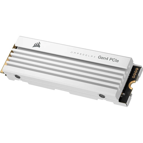 SSD накопитель Corsair MP600 Pro LPX 1TB with Heatsink White (CSSD-F1000GBMP600PLPW)