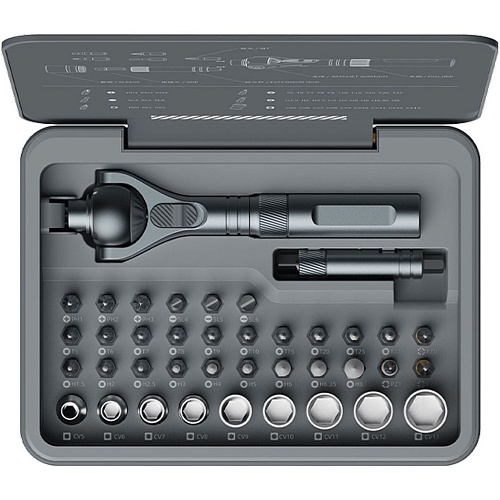 Викрутка з комплектом біт Duka RS-2 Ratchet Screwdriver Set 40in1 - придбати в Дніпрі, Україні: ціна, характеристики | інтернет-магазин TOUCH
