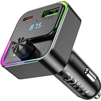 FM-трансмиттер Hoco E81 Fantasy Black (6942007612296)