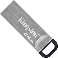 USB флеш-накопитель Kingston DataTraveler Kyson 64GB USB-A 3.2 Gen 1 Silver/Black (DTKN/64GB)