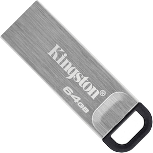 USB флеш-накопитель Kingston DataTraveler Kyson 64GB USB-A 3.2 Gen 1 Silver/Black (DTKN/64GB)