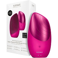Чистящая щетка для лица GESKE Sonic Thermo Facial Brush 6в1 Magenta (HB0076)