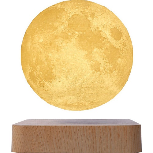 Нічний світильник HCNT Levitating Lamp Moon Light Wood Grain (SIM10-GW5)  - придбати в Дніпрі, Україні: ціна, характеристики | інтернет-магазин TOUCH