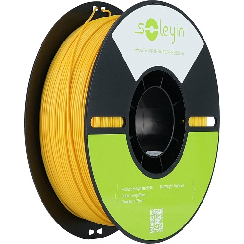 Филамент для 3D-принтеров Creality Soleyin PETG 1kg Yellow Ginkgo (3301030160)
