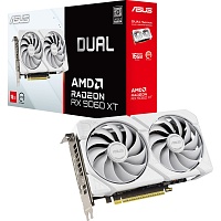 Видеокарта Asus Dual Radeon RX 9060 XT 16GB White (DUAL-RX9060XT-16G-WHITE) UA