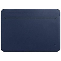 Чехол WiWU Skin Pro II Leather Sleeve Case для MacBook Pro 16 Navy Blue (2019-2020)