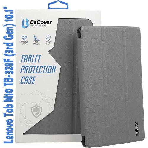 Чохол-книжка BeCover Smart Case для Lenovo Tab M10 TB-328F (3rd Gen) Gray (708284) - придбати в Дніпрі, Україні: ціна, характеристики | інтернет-магазин TOUCH