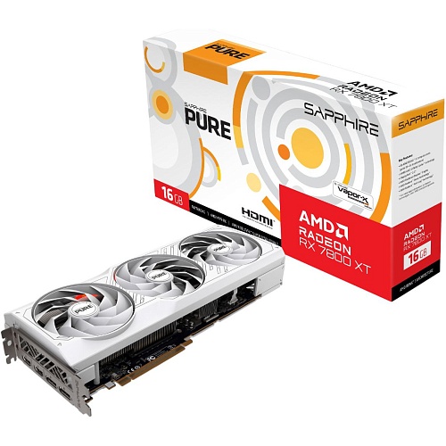 Видеокарта Sapphire RX 7800 XT Gaming OC White 16GB Pure (11330-03-20G) UA
