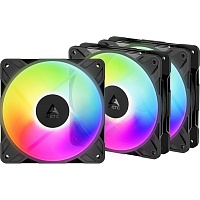 Комплект корпусных вентиляторов Arctic P12 Pro Reverse A-RGB 3-Pack Black (ACFAN00333A)
