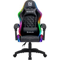 Геймерское кресло Defender Energy RGB Black (64559)