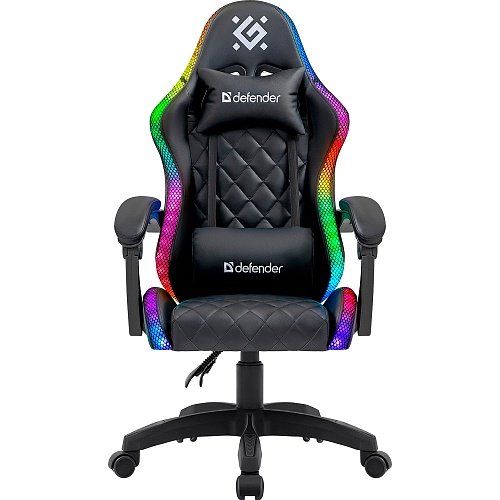 Геймерское кресло Defender Energy RGB Black (64559)