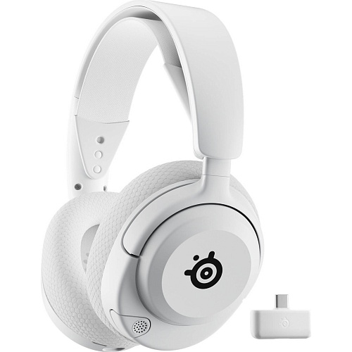 Игровые наушники SteelSeries Arctis Nova 5P Wireless White (61674) 