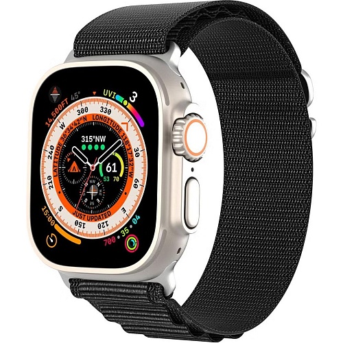 Ремешок Dux Ducis GS Series для Apple Watch 44/45/46/49mm Black