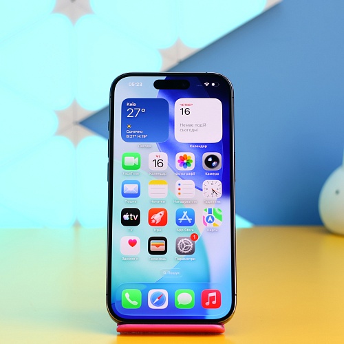 Смартфон Apple iPhone 15 Pro 128GB Blue Titanium (MTV03) Б/У