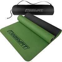 Килимок для йоги EasyFit TPE+TC 6mm Green/Black (EF-1924s-GNBK) - придбати в Дніпрі, Україні: ціна, характеристики | інтернет-магазин TOUCH