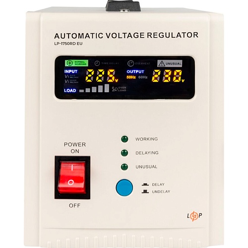 Стабілізатор напруги LogicPower 1750RD (22724) EU - придбати в Дніпрі, Україні: ціна, характеристики | інтернет-магазин TOUCH