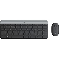 Комплект (клавиатура + мышь) Logitech MK470 Wireless Slim Graphite (920-009206\920-009204)