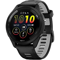 Смарт-годинник Garmin Forerunner 265 Black Bezel and Case with Black/Powder Gray Silicone Band (010-02810-10) - придбати в Дніпрі, Україні: ціна, характеристики | інтернет-магазин TOUCH