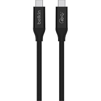 Кабель Belkin USB4 USB-C to USB-C 40Gbps 100W 0.8m Black (INZ001BT0.8MBK)