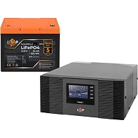Джерело безперебійного живлення (ДБЖ) LogicPower B1500 + LiFePO4 батарея 12.8V - 64Ah BMS 50A/25A (29906) - придбати в Дніпрі, Україні: ціна, характеристики | інтернет-магазин TOUCH