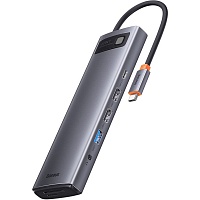 USB-хаб Baseus Metal Gleam Series 12-in-1 (WKWG020213)  - придбати в Дніпрі, Україні: ціна, характеристики | інтернет-магазин TOUCH