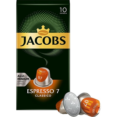 Кава в капсулах Jacobs Espresso Classico Nespresso (8711000371176) - придбати в Дніпрі, Україні: ціна, характеристики | інтернет-магазин TOUCH