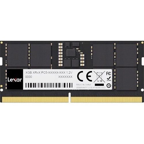 Модуль памяти SO-DIMM DDR5 Lexar 16GB 4800MHz (LD5DS016G-H4800GNM2G8ST)