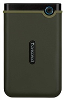 Зовнішній жорсткий диск Transcend StoreJet 25M3G 2 TB Military Green (TS2TSJ25M3G)