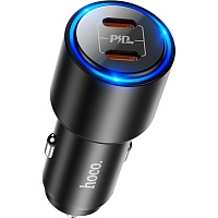 Автомобільний зарядний пристрій Hoco NZ3 40W Dual Port Type-C (Black) - придбати в Дніпрі, Україні: ціна, характеристики | інтернет-магазин TOUCH