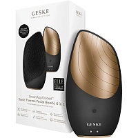 Чистящая щетка для лица GESKE Sonic Thermo Facial Brush 6в1 Gray (HB0075)