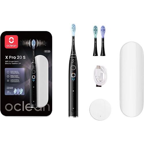Электрическая зубная щетка Oclean X Pro 20 Set Electric Black (6970810556964)