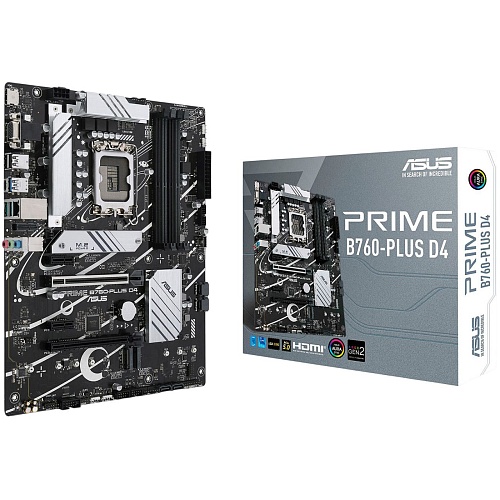 Материнская плата Asus Prime B760-PLUS D4 (90MB1CW0-M0EAY0,90MB1CW0-M1EAY0) 