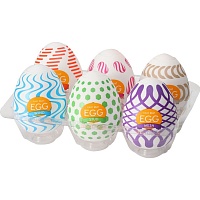 Набор мастурбаторов-яиц 6 шт Tenga Egg Wonder Pack (SO5500)