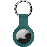 Чохол для пошукової мітки Apple AirTag Silicone Key Ring (Pine Green) HC - придбати в Дніпрі, Україні: ціна, характеристики | інтернет-магазин TOUCH