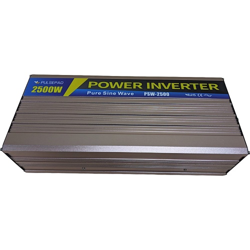 Автомобильный инвертор Pulsepad PSW-2500 12V 2500W Pure Sine Wave