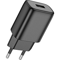 Сетевое зарядное устройство Hoco C134A Solid Black (6942007621298)