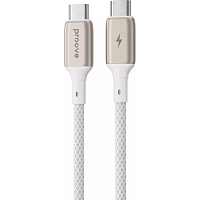 Кабель Proove Dense Metal USB-С to USB-С 60W 1m White (CCDM60002202) - придбати в Дніпрі, Україні: ціна, характеристики | інтернет-магазин TOUCH