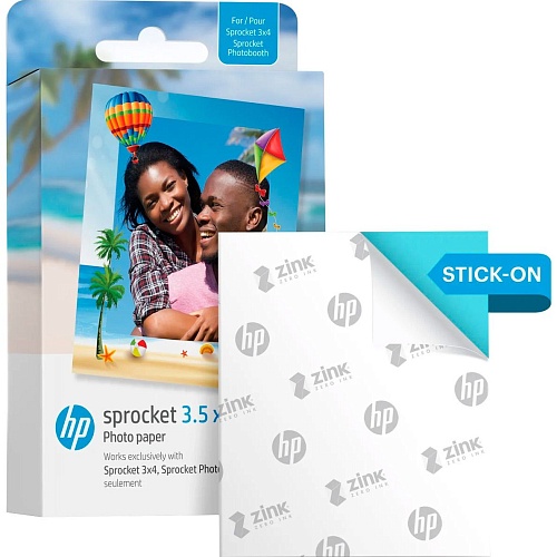 Папір для фотопринтера HP Sprocket Zink 3.5x4.25'' 50шт (HPIZ3X450)  - придбати в Дніпрі, Україні: ціна, характеристики | інтернет-магазин TOUCH
