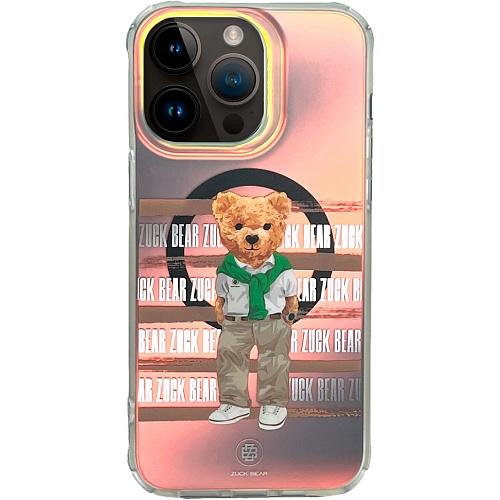 Чехол Zuck Bear California Cool MagSafe Case для Apple iPhone 15 Pro Shirt