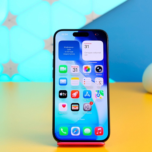 Смартфон Apple iPhone 15 Pro 256GB eSIM Black Titanium (MTQR3) Б/У