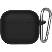 Чохол Blueo Liquid Silicone Case+Carbine для AirPods 4 Black (B44-A4BLK) - придбати в Дніпрі, Україні: ціна, характеристики | інтернет-магазин TOUCH