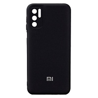 Чехол Silicone Cover Full Cam для Xiaomi Redmi Note 10 5G/ Poco M3 Pro/ M3 Pro 5G (Black)