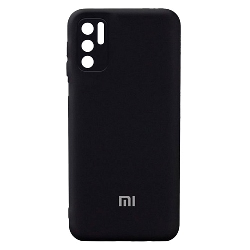 Чехол Silicone Cover Full Cam для Xiaomi Redmi Note 10 5G/ Poco M3 Pro/ M3 Pro 5G (Black)