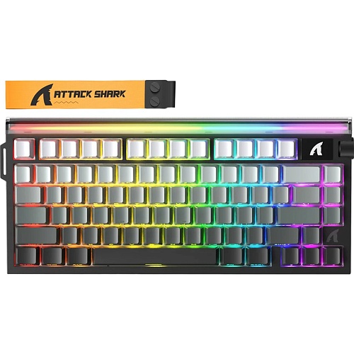 Клавиатура Attack Shark R85 RGB HE Magnetic Purple Mandrel Switches Moon Night (AS-6972792472553-MN)