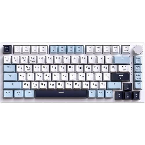 Клавиатура GamePro Genesis Warden MK160BL White/Blue